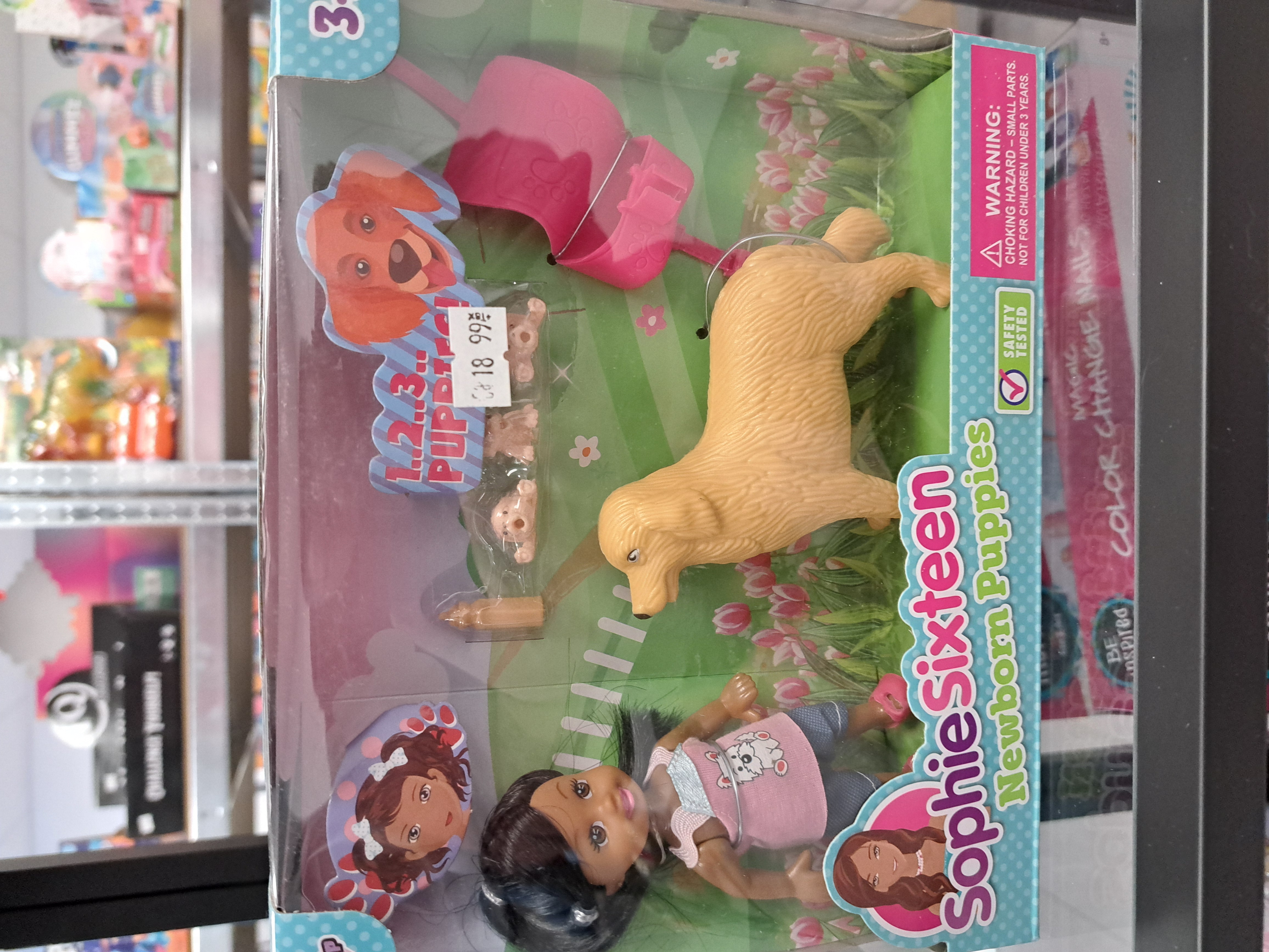 poupée Sophie avec Ensemble de Jeu Chiot